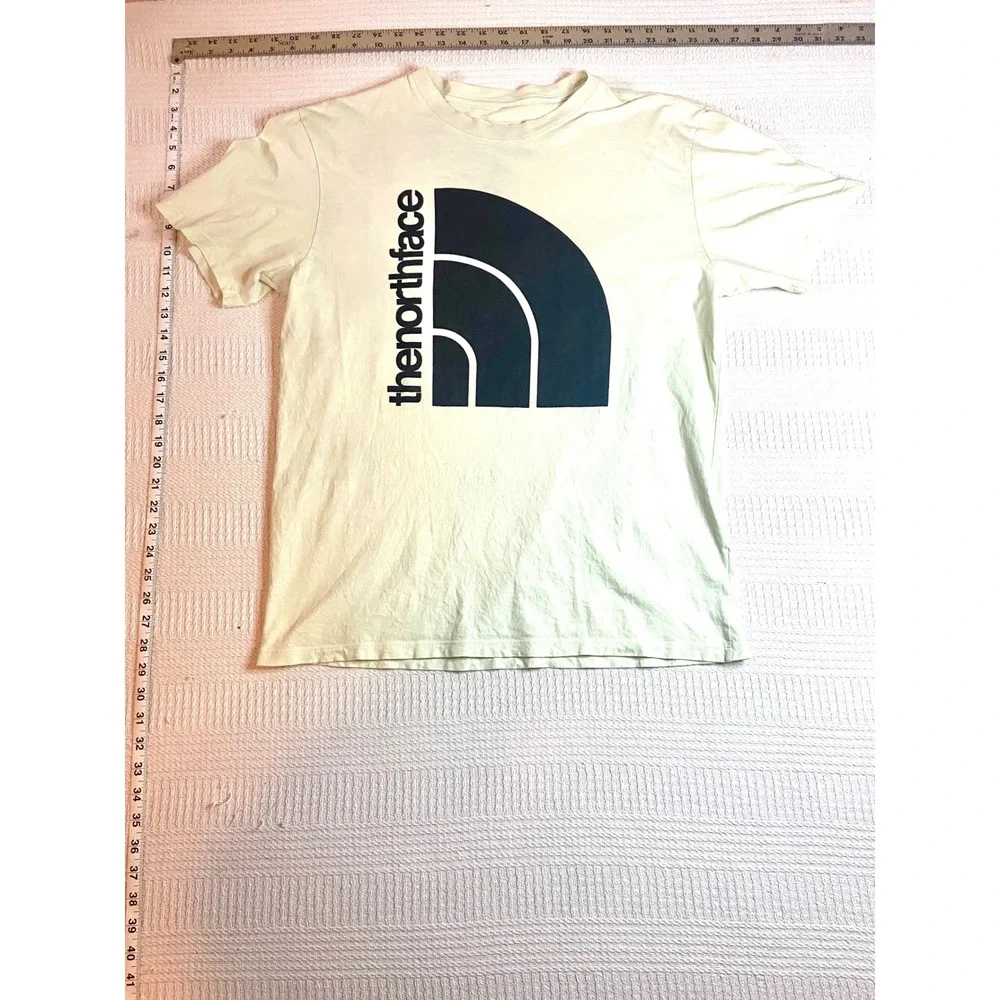 The North Face Mens Graphic Logo T-Shirt Mint Green Short Sleeve Size M